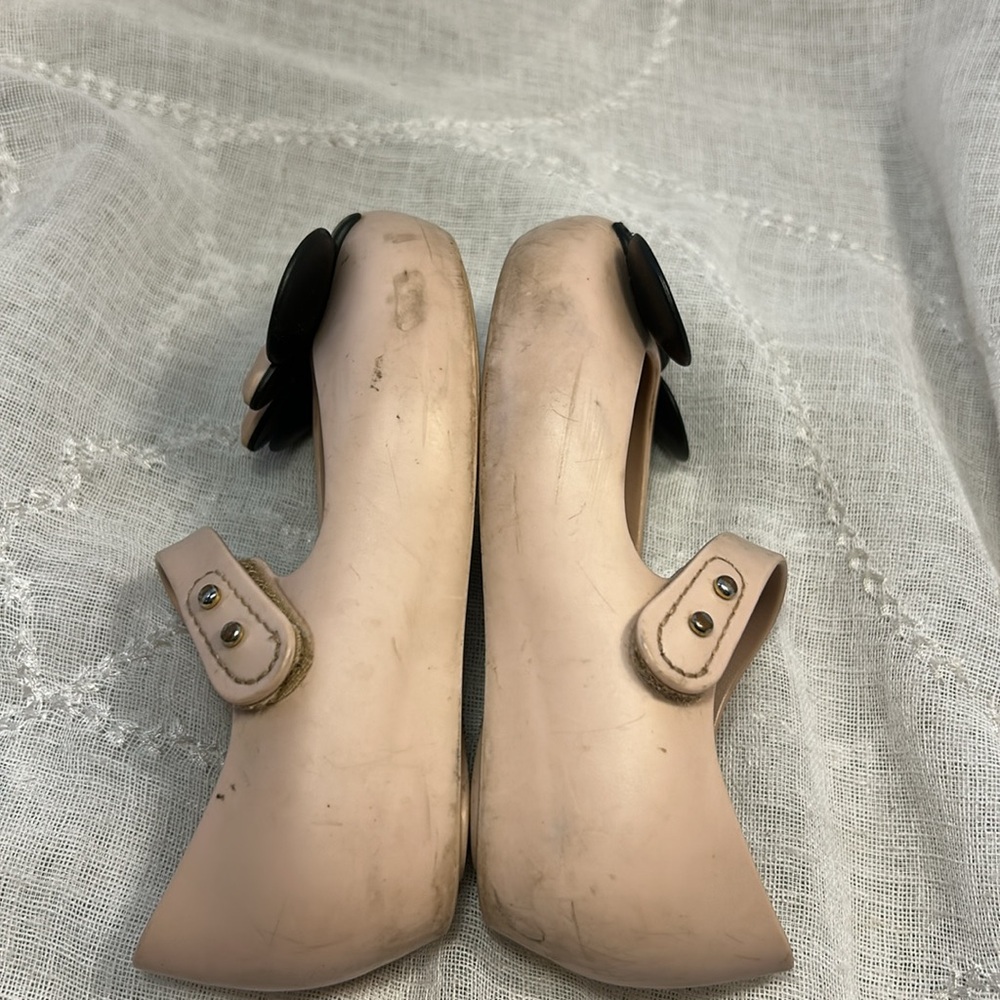 Mini Melissa Mikey and Minnie mouse cute peep toe sandals - Picture 7 of 10